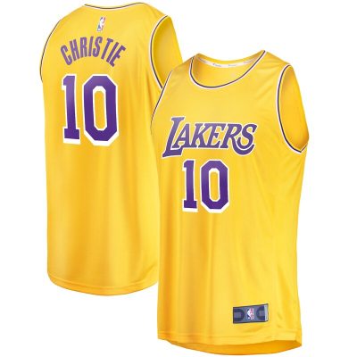 Max Christie Los Angeles Lakers Fast Break Replica Jersey - Icon Edition - Gold