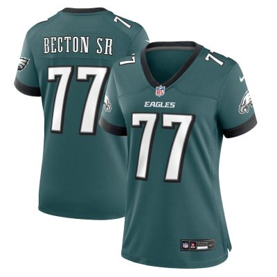 Mekhi Becton Sr.áPhiladelphia Eagles Women's Game Jersey - Midnight Green