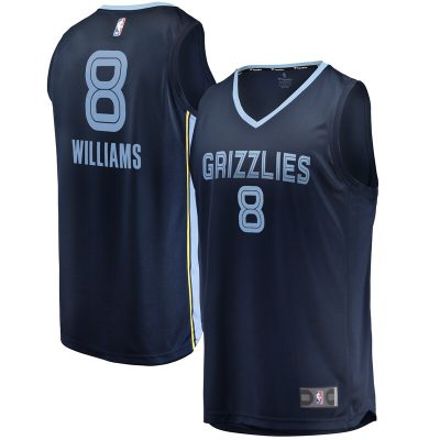 Memphis Grizzlies Ziaire Williams Fast Break Replica Jersey Navy - Icon Edition