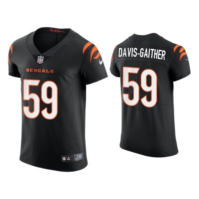 Men 2021 Akeem Davis-Gaither Cincinnati Bengals Black Vapor Elite Jersey