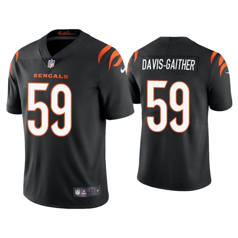 Men 2021 Akeem Davis-Gaither Cincinnati Bengals Black Vapor Limited Jersey