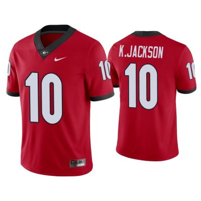 Men Kearis Jackson Georgia Bulldogs Red College Football Alumni Player Jersey