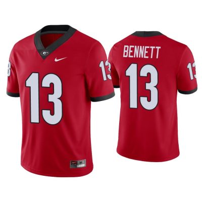 Men Stetson Bennett Georgia Bulldogs Red College Football Alumni Player Jersey