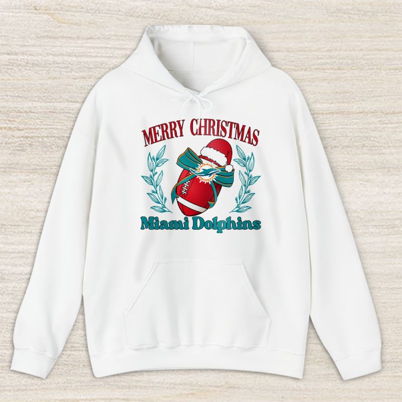 Miami Dolphins Merry Christmas NFL Gift For Fan Christmas Funny Unisex Hoodie TAS20853