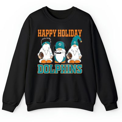 Miami Dolphins Merry Christmas NFL Gift For Fan Christmas Gnomes Unisex Sweatshirt TAH20855