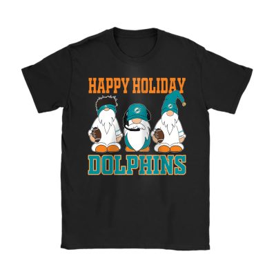 Miami Dolphins Merry Christmas NFL Gift For Fan Christmas Gnomes Unisex T-Shirt Cotton Tee TAT20855