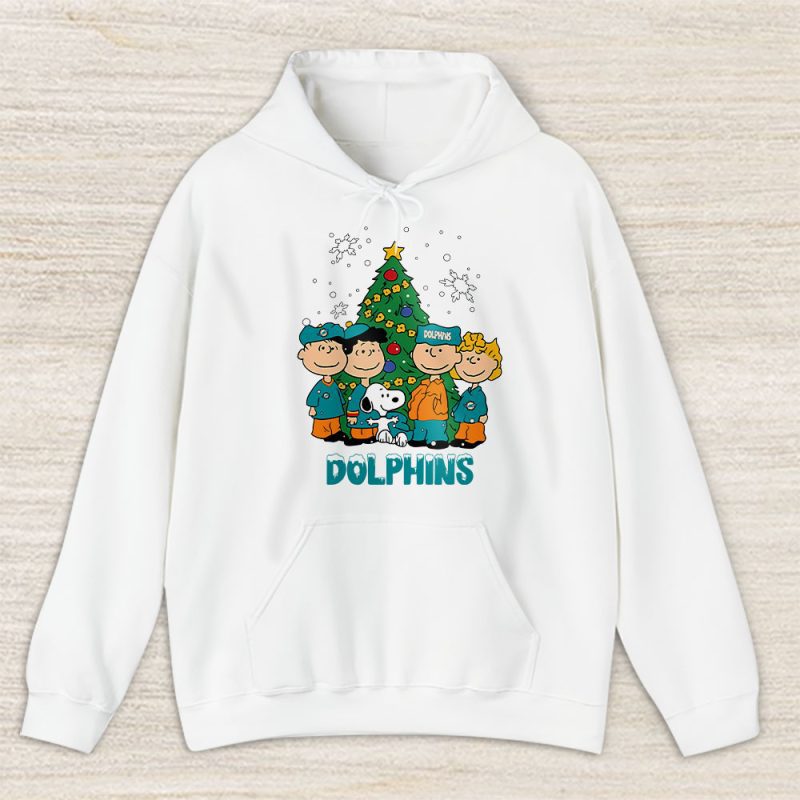 Miami Dolphins Merry Christmas NFL Gift For Fan Christmas Snoopy And Friends Unisex Hoodie TAS20856