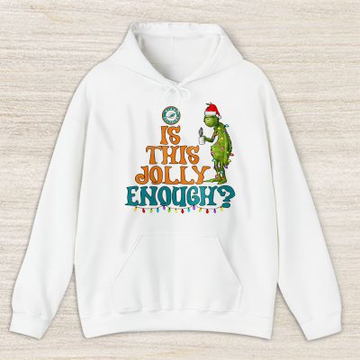 Miami Dolphins Merry Christmas NFL Gift For Fan Cute Grinch Unisex Hoodie TAS20854