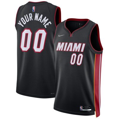 Miami Heat 2021/22 Diamond Swingman Custom Jersey - Icon Edition - Black