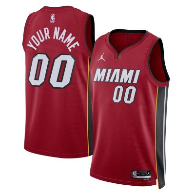 Miami Heat 2022/23 Swingman Custom Jersey - Statement Edition - Red