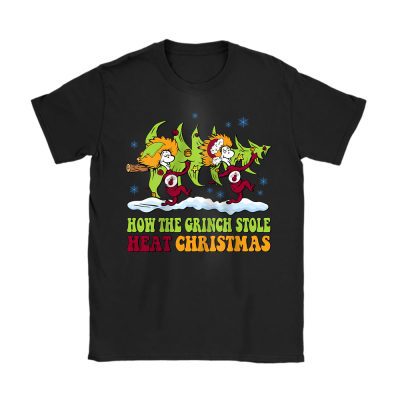 Miami Heat Merry Christmas NBA Gift For Fan Cute Grinch Unisex T-Shirt Cotton Tee TAT21792