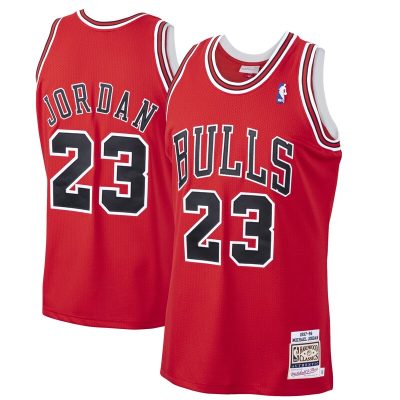 Michael Jordan Chicago Bulls 1997/98 Hardwood Classics Jersey - Scarlet