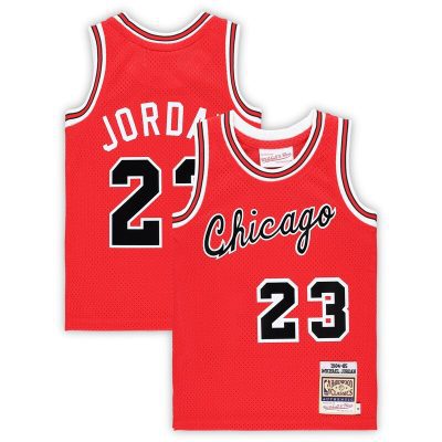 Michael Jordan Chicago Bulls Preschool Hardwood Classics 1984/85 Swingman Jersey - Red