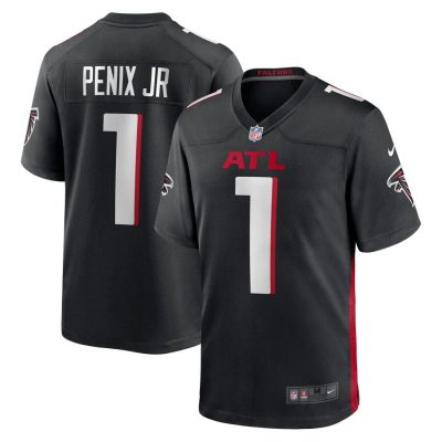 Michael Penix Jr. Atlanta Falcons 2024 NFL Draft First Round Pick Player Game Jersey - Black