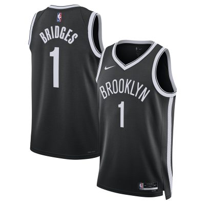 Mikal Bridges Brooklyn Nets Swingman Jersey - Icon Edition - Black