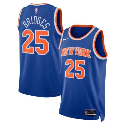 Mikal Bridges New York Knicks 2024 Offseason Addition Swingman Jersey - Blue