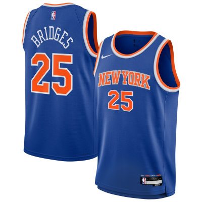 Mikal Bridges New York Knicks Youth Swingman Jersey - Icon Edition - Blue