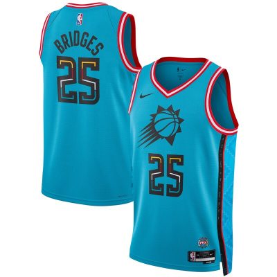 Mikal Bridges Phoenix Suns 2022/23 Swingman Jersey - City Edition - Turquoise