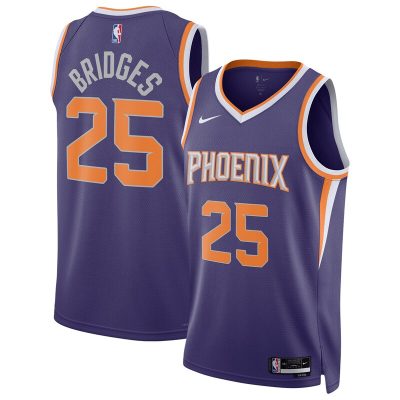 Mikal Bridges Phoenix Suns Swingman Jersey - Icon Edition - Purple