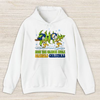 Milwaukee Brewers Merry Christmas MLB Gift For Fan Cute Grinch Unisex Hoodie TAS21804