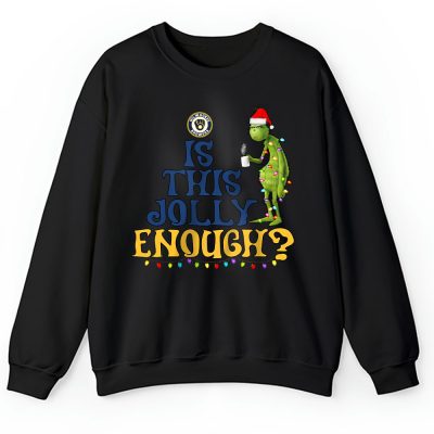 Milwaukee Brewers Merry Christmas MLB Gift For Fan Cute Grinch Unisex Sweatshirt TAH21463