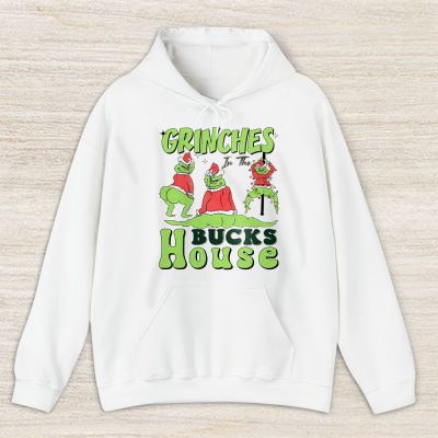 Milwaukee Bucks Merry Christmas NBA Gift For Fan Cute Grinch Unisex Hoodie TAS21801