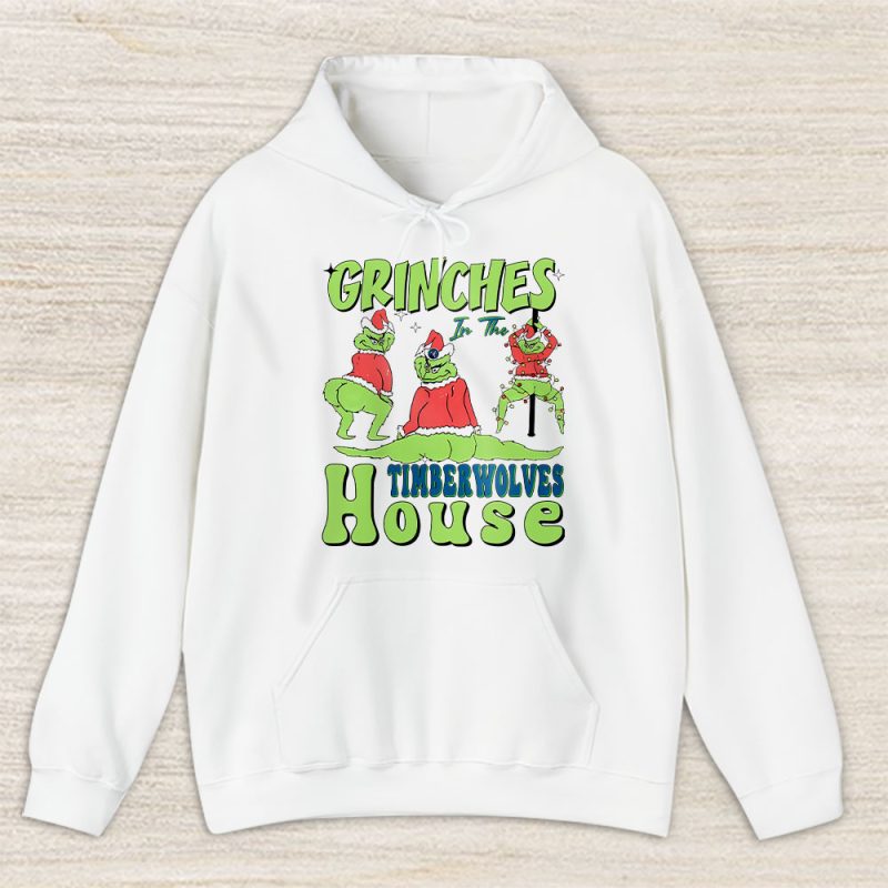 Minnesota Timberwolves Merry Christmas NBA Gift For Fan Cute Grinch Unisex Hoodie TAS21809