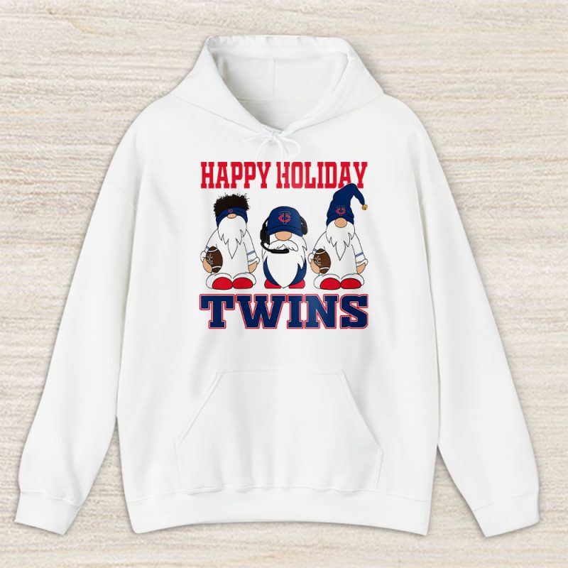 Minnesota Twins Merry Christmas MLB Gift For Fan Christmas Gnomes Unisex Hoodie TAS21470