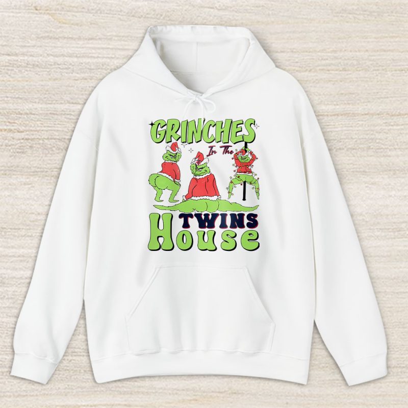 Minnesota Twins Merry Christmas MLB Gift For Fan Cute Grinch Unisex Hoodie TAS21813