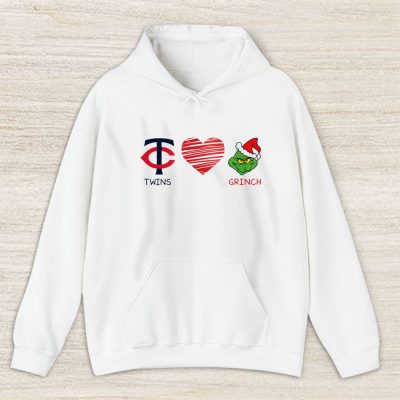 Minnesota Twins Merry Christmas MLB Gift For Fan Cute Grinch Unisex Hoodie TAS21814