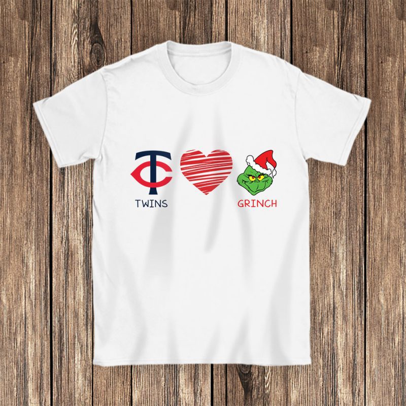 Minnesota Twins Merry Christmas MLB Gift For Fan Cute Grinch Unisex T-Shirt Cotton Tee TAT21814