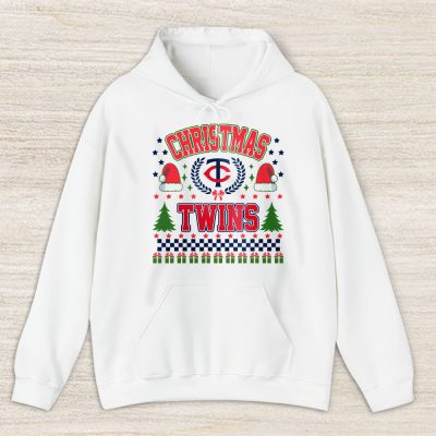 Minnesota Twins Merry Christmas MLB Gift For Fan Cute Santa Hohoho Unisex Hoodie TAS21815