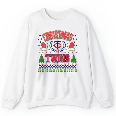 Minnesota Twins Merry Christmas MLB Gift For Fan Cute Santa Hohoho Unisex Sweatshirt TAH21815