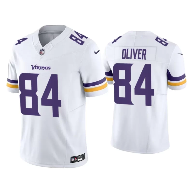 Minnesota Vikings Josh Oliver Vapor F.U.S.E. Limited White Jersey