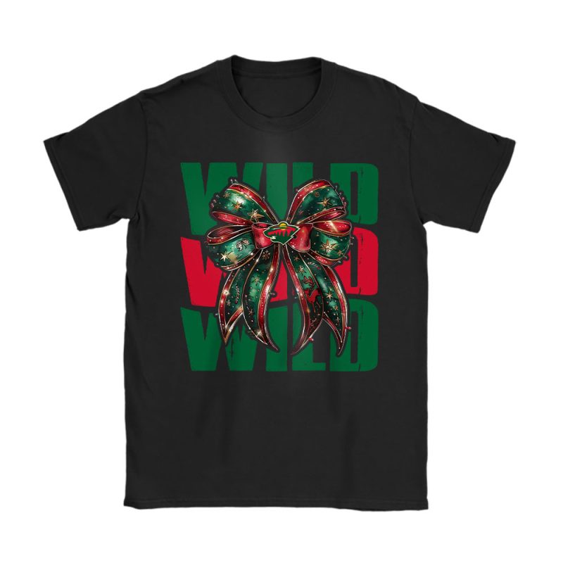 Minnesota Wild Merry Christmas NHL Gift For Fan Christmas Funny Unisex T-Shirt Cotton Tee TAT21472