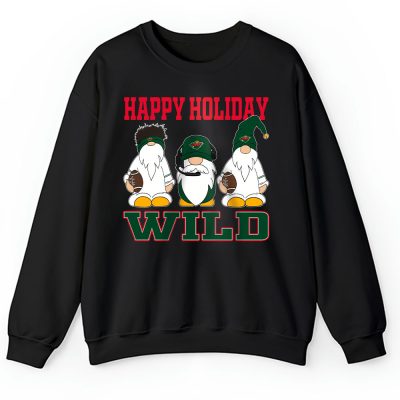 Minnesota Wild Merry Christmas NHL Gift For Fan Christmas Gnomes Unisex Sweatshirt TAH21474