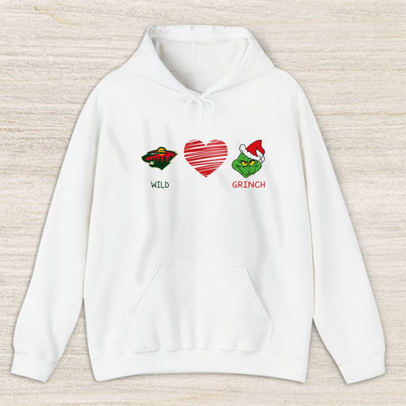 Minnesota Wild Merry Christmas NHL Gift For Fan Cute Grinch Unisex Hoodie TAS21818