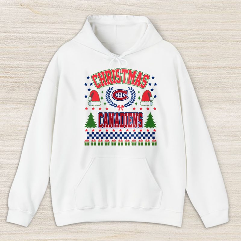 Montreal Canadiens Merry Christmas NHL Gift For Fan Cute Santa Hohoho Unisex Hoodie TAS21787