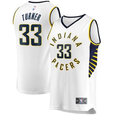 Myles Turner Indiana Pacers Fast Break Replica Player Jersey - White - Association Edition