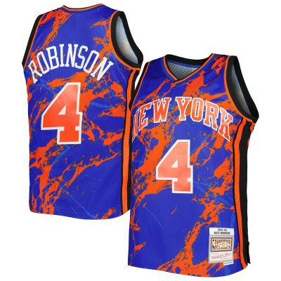 Nate Robinson New York Knicks 2005/06 Hardwood Classics Marble Swingman Jersey - Blue