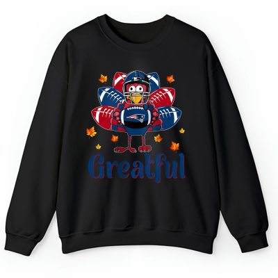 New England Patriots Happy Thanksgiving NFL Greatful Patriots Team Unisex Sweatshirt TAS18049