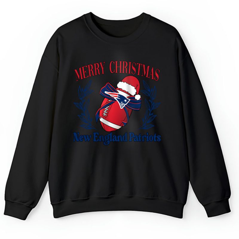 New England Patriots Merry Christmas NFL Gift For Fan Christmas Funny Unisex Sweatshirt TAH20923