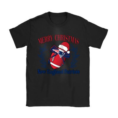 New England Patriots Merry Christmas NFL Gift For Fan Christmas Funny Unisex T-Shirt Cotton Tee TAT20923