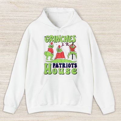 New England Patriots Merry Christmas NFL Gift For Fan Cute Grinch Unisex Hoodie TAS20932