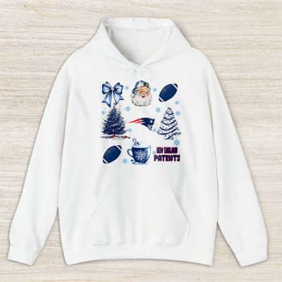 New England Patriots Merry Christmas NFL Gift For Fan Santa Xmas Family Christmas Unisex Hoodie TAS20937