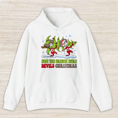 New Jersey Devils Merry Christmas NHL Gift For Fan Cute Grinch Unisex Hoodie TAS21820