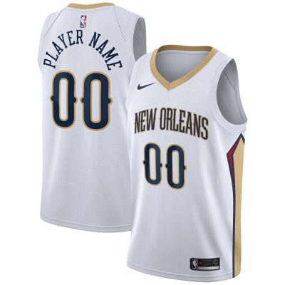 New Orleans Pelicans 2020/21 Swingman Custom Jersey - Association Edition - White