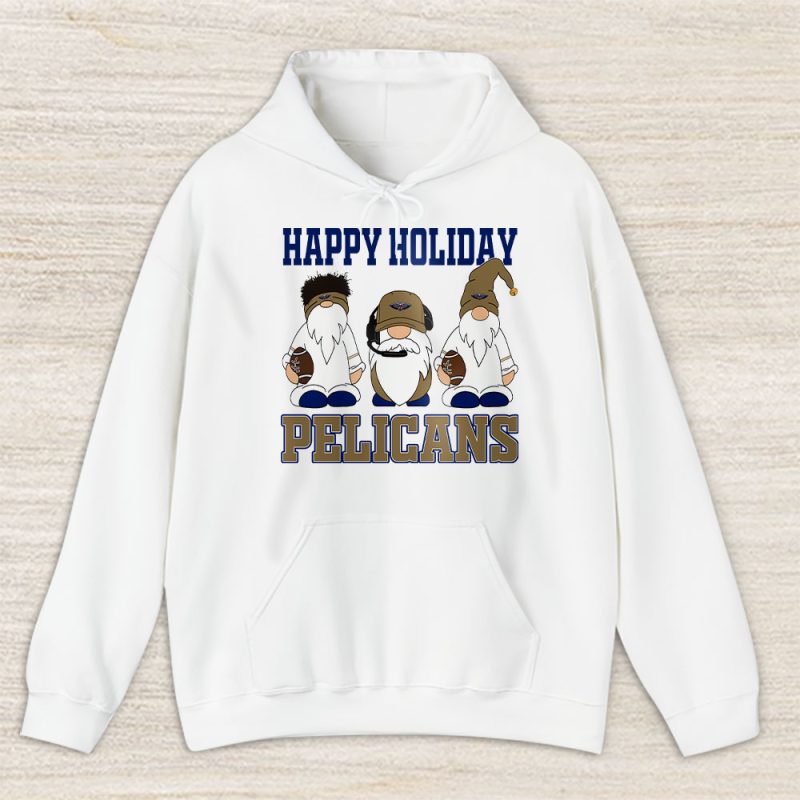 New Orleans Pelicans Merry Christmas NBA Gift For Fan Christmas Gnomes Unisex Hoodie TAS21481