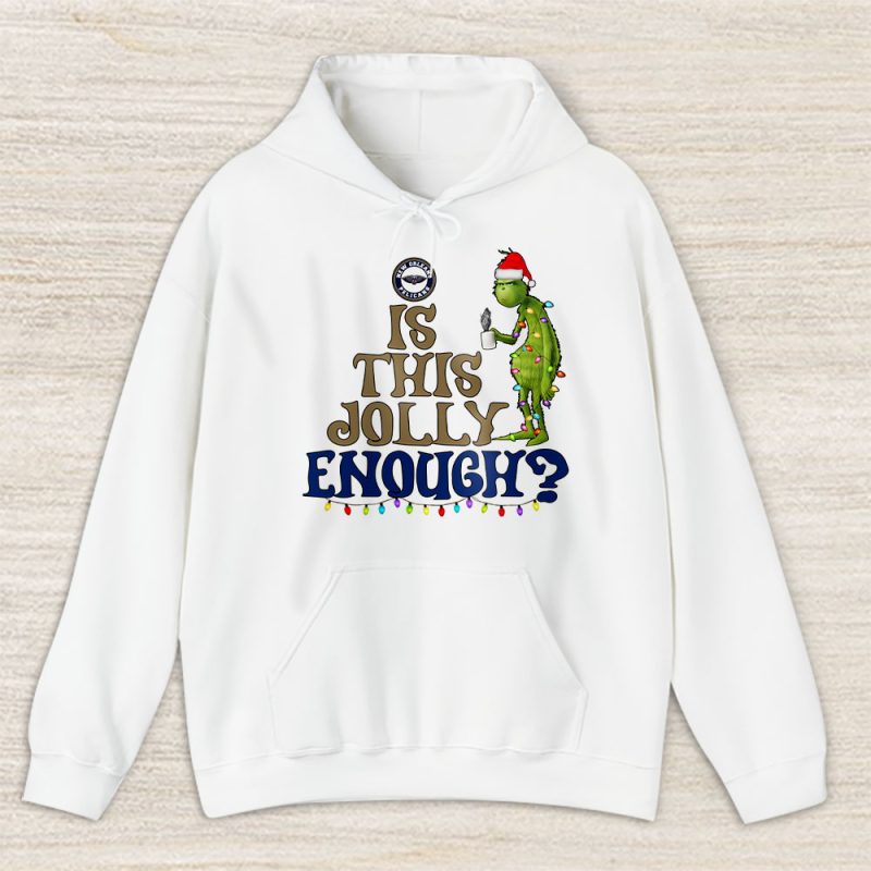 New Orleans Pelicans Merry Christmas NBA Gift For Fan Cute Grinch Unisex Hoodie TAS21480