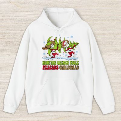 New Orleans Pelicans Merry Christmas NBA Gift For Fan Cute Grinch Unisex Hoodie TAS21824